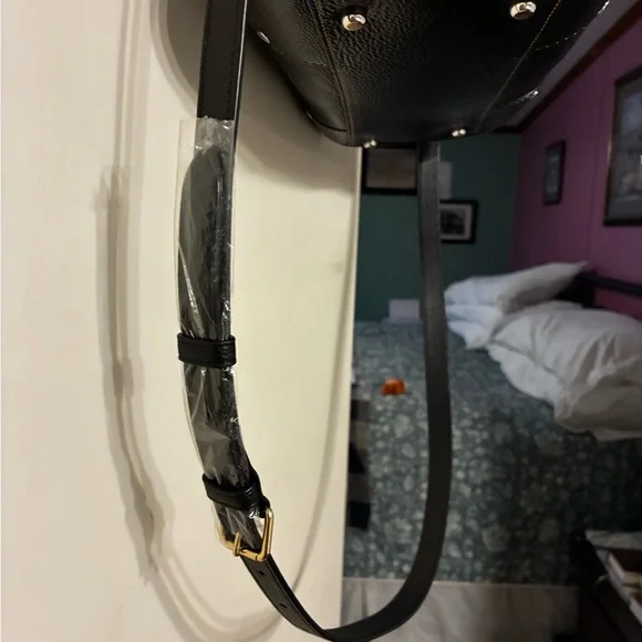 Coach Millie Satchel Handbag Black Leather Great Condition No Flaws No Smells - Picture 6 of 15